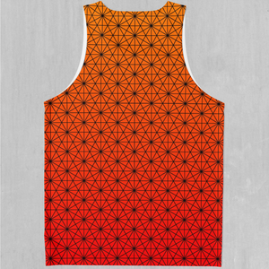 Star Net (Pyro) Men's Tank Top - Azimuth Clothing