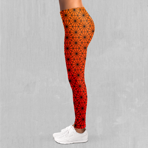 Star Net (Pyro) Leggings - Azimuth Clothing