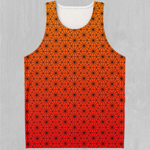 Star Net (Pyro) Men's Tank Top - Azimuth Clothing
