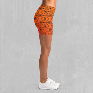 Star Net (Pyro) Yoga Shorts