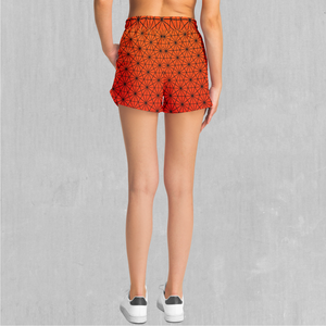 Star Net (Pyro) Women's Shorts