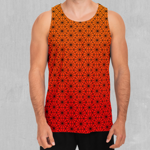 Star Net (Pyro) Men's Tank Top - Azimuth Clothing