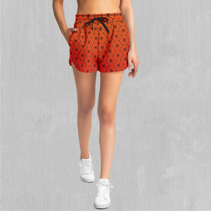 Star Net (Pyro) Women's Shorts