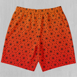 Star Net (Pyro) Shorts - Festival Clothing, Rave Outfits, EDM Gear