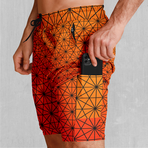 Star Net (Pyro) Men's 2 in 1 Shorts