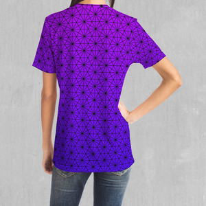 Star Net (Ultraviolet) Tee - Azimuth Clothing