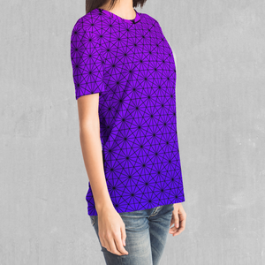 Star Net (Ultraviolet) Tee - Azimuth Clothing