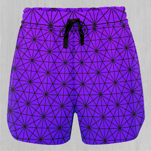Star Net (Ultraviolet) Women's Shorts