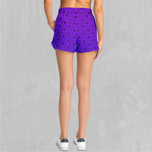 Star Net (Ultraviolet) Women's Shorts