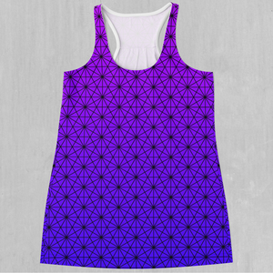 Star Net (Ultraviolet) Women's Tank Top