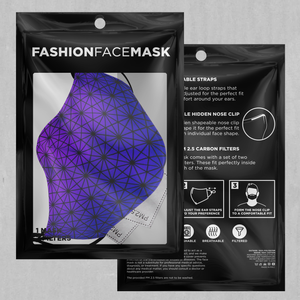 Star Net (Ultraviolet) Face Mask - Azimuth Clothing
