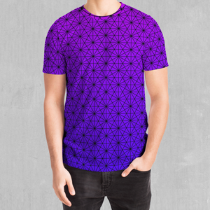 Star Net (Ultraviolet) Tee - Azimuth Clothing
