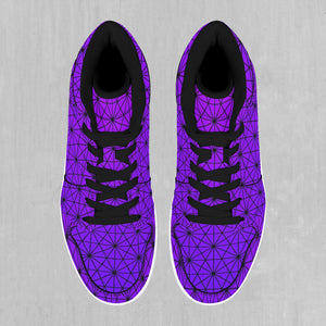 Star Net (Ultraviolet) High Top Sneakers