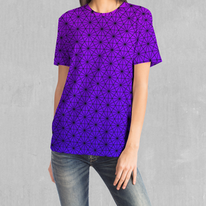 Star Net (Ultraviolet) Tee - Azimuth Clothing