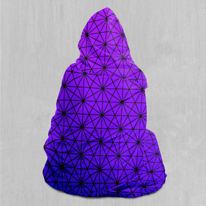 Star Net (Ultraviolet) Hooded Blanket
