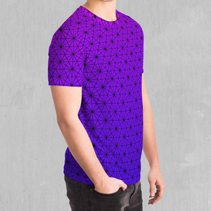 Star Net (Ultraviolet) Tee - Azimuth Clothing