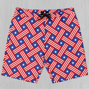 Stars and Stripes Board Shorts