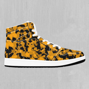 Stinger Yellow Camo High Top Sneakers