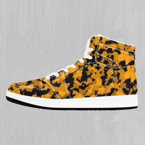 Stinger Yellow Camo High Top Sneakers