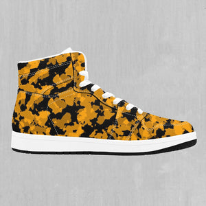 Stinger Yellow Camo High Top Sneakers