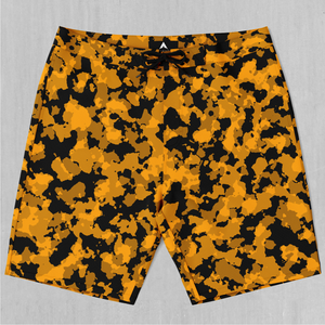 Stinger Yellow Camo Board Shorts