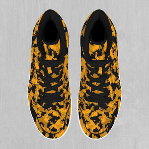 Stinger Yellow Camo High Top Sneakers