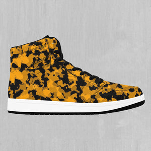 Stinger Yellow Camo High Top Sneakers