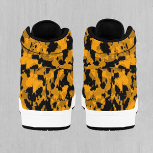 Stinger Yellow Camo High Top Sneakers