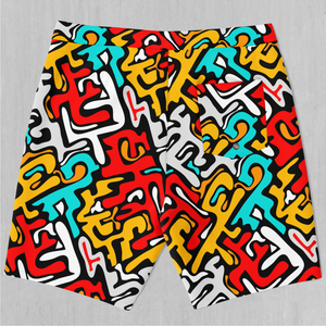 Street Graffiti Board Shorts