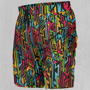 Street Jigsaw Men's 2 in 1 Shorts