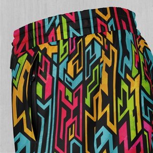 Street Jigsaw Men's 2 in 1 Shorts