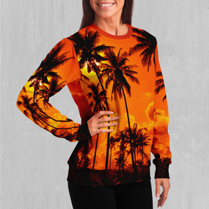 Lush Sunset Sweatshirt