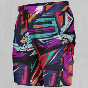 Tectonic Men's 2 in 1 Shorts