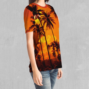 Lush Sunset Tee