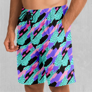 Vapor Camo Shorts - Festival Clothing, Rave Outfits, EDM Gear