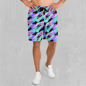 Vapor Camo Shorts - Festival Clothing, Rave Outfits, EDM Gear