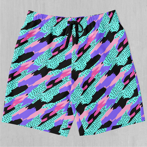 Vapor Camo Shorts - Festival Clothing, Rave Outfits, EDM Gear