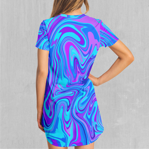Vapor Drip T-Shirt Dress