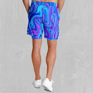 Vapor Drip Men's 2 in 1 Shorts
