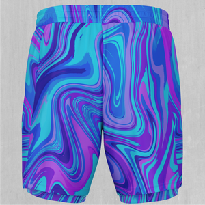 Vapor Drip Men's 2 in 1 Shorts