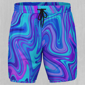 Vapor Drip Men's 2 in 1 Shorts