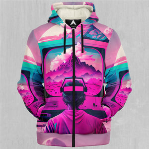Virtual Voyage Sherpa Hoodie