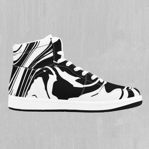 Yin Yang Drip High Top Sneakers