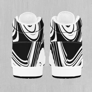 Yin Yang Drip High Top Sneakers