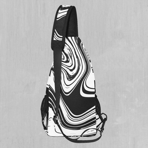 Yin Yang Drip Sling Bag