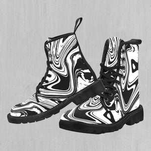 Yin Yang Drip Women's Boots