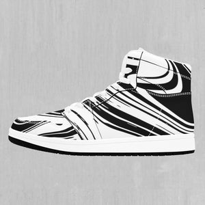Yin Yang Drip High Top Sneakers