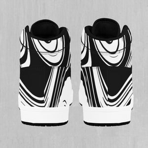 Yin Yang Drip High Top Sneakers