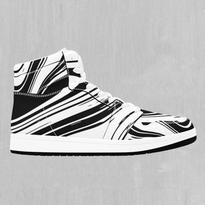 Yin Yang Drip High Top Sneakers