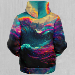 Mind-Bending Sea Sherpa Hoodie